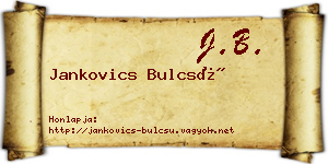 Jankovics Bulcsú névjegykártya
